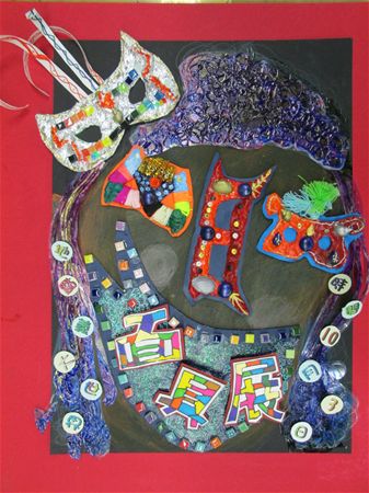 放大圖：此作品獲得新北市南區美展平面設計類佳作